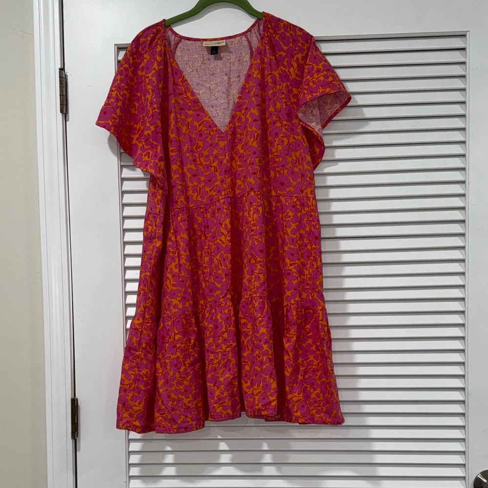 Universal Thread Pink and Orange Mini Dress